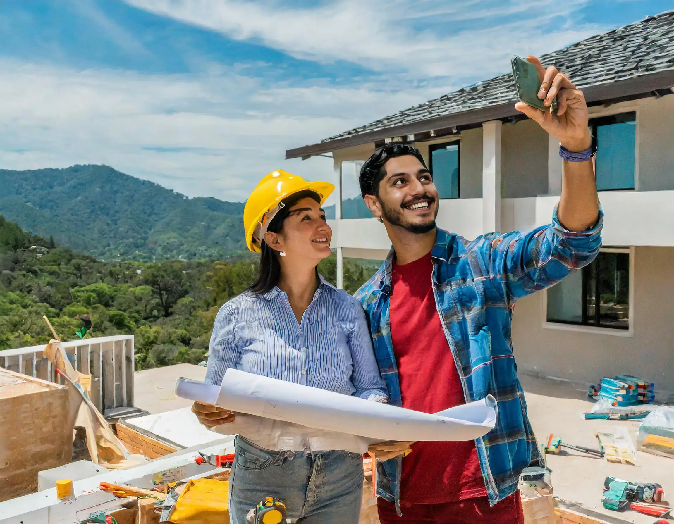 Essential Guide To Delayed Closing Compensation 3 Firefly A Couple Inspecting A New Home With Visible Construction Delays Incomplete Work And Constr B